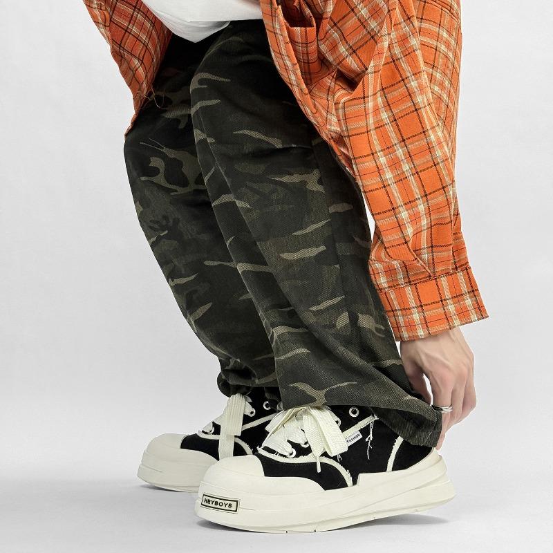 Fashion Shoes for Men Fashion Canvas Mens Shoes Heightening Casual Thick Sole Board Shoes Couple Trendy Platform Sneakers Zapatos Hombre