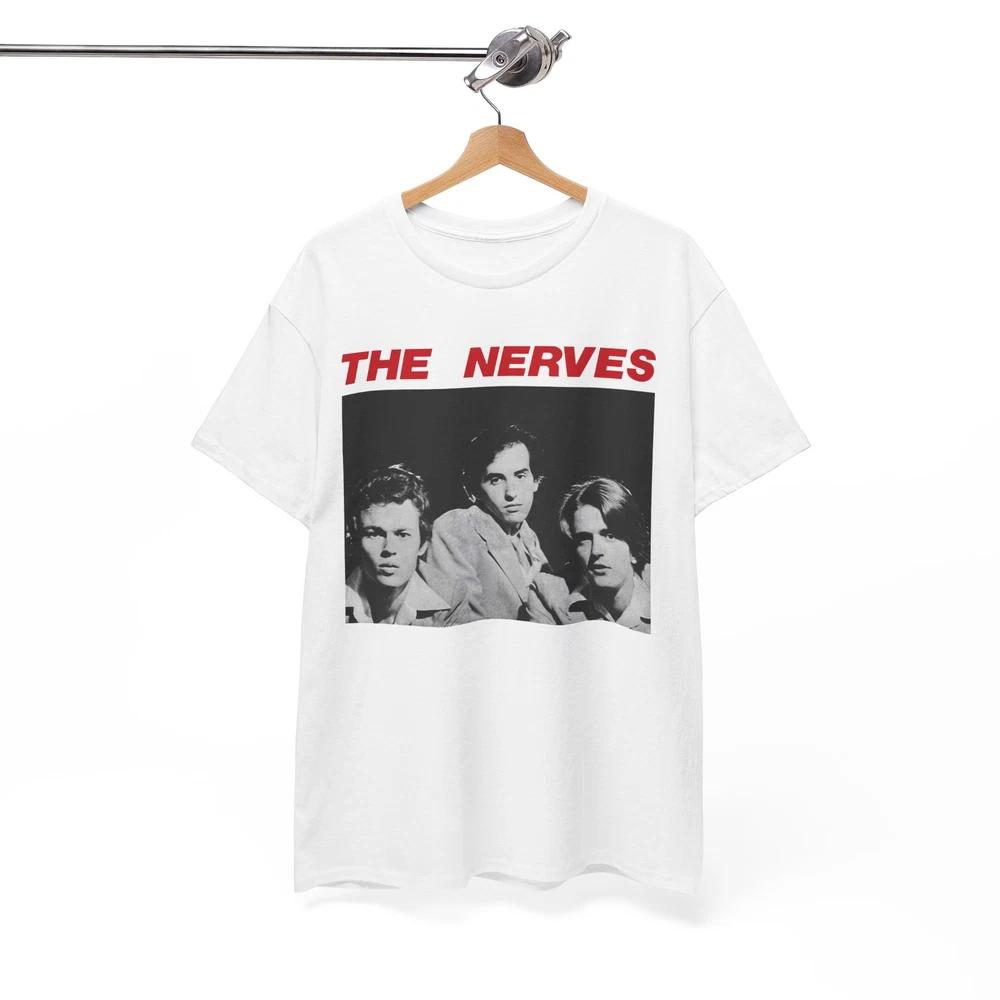 

Рубашка The Nerves, висящая на телеграфном столбе, пауэр-поп, панк-рубашки, UNISEX XL