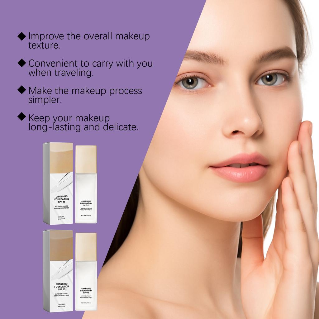 Color-Changing Moisturizing Foundation Natural Color