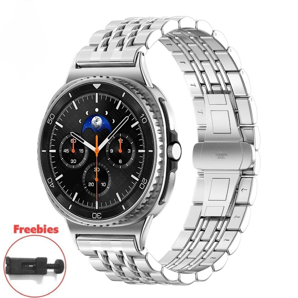 Metal Strap For Samsung Galaxy Watch 9/8 40mm 44mm 8 Classic 46mm Stainless steel Bracelet Wristband Business For Galaxy Watch Ultra2 47mm 2025 Band