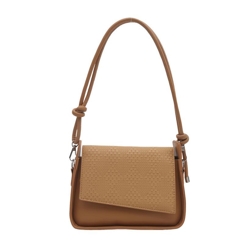 Square Sophisticated Small Tote Bag For Women With Textured Design And Phone Pocket