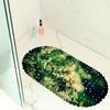 Beautiful Plant Map Balcony Bathroom Mat Hydrophobic Non-Slip Door Mat Swimming Pool Public Places Non-Slip Floor Mat