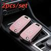 2pcs Car Key Case Covers For Opel Astra Corsa Mokka Buick Chevrolet Cruze Aveo Malibu Trax Sail