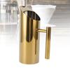 304 Stainless Steel Metal Beverage Pitcher 1 Liter Capacity Drink Pitcher With Handle  For Home