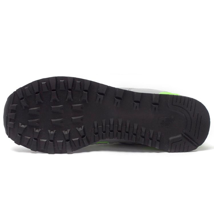New Balance Nb 574 Neon Lights Scarpe da Corsa Basse Uomo sneaker Grigio Verde ML574NEY