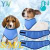 1-10 Stück Haustier Kühlhalsband für Hunde Sommer Eis Seide Kühlendes Bandana Nackenwickel zur Hitzebewältigung Wiederverwendbare Kühlmatte für Haustiere