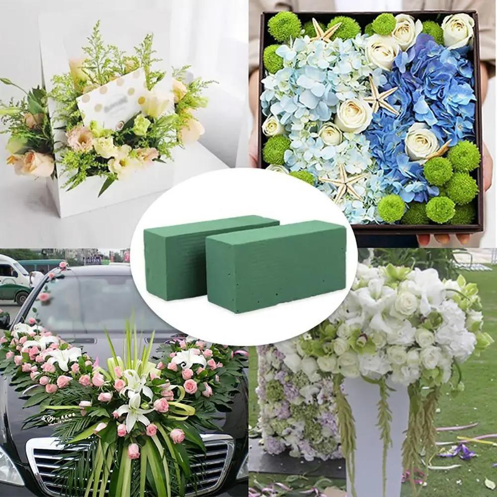 Flower Foam Green Square Foam For Flower Arrangements Foam Blocks DIY Flower Holder Wedding Crafts Flower Arrangement Foams Mud