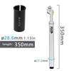 UNO Mtb Bike Shock Absorber 350mm Suspension Seatpost 27.2/28.6/30/30.4/30.8/30.9/31.6/33.9mm for Dropper Seatpost Bicycle Parts