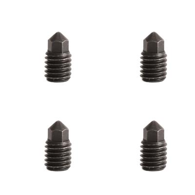 4PCS 3D Printer Nozzle 0.4mm 1.75 Hardened Steel High Temperature Resistant Printer Extruder Nozzle