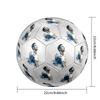 Pallone da Calcio Real Madrid Cr7 Legacy Misura 5 Cucito a Macchina per Allenamento e Partite Indoor/Outdoor Accessorio Calcio