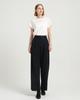 FORMATIVE Satin Back Stretch Wide Pants (Fmpt1024F)_Black