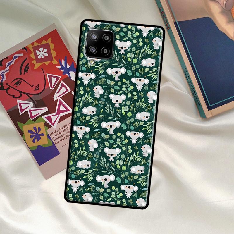 Cartoon Painting Animal Koala Case For Samsung Galaxy A56 A36 A06 A13 A53 A32 A12 A22 A52 A35 A26 A16 A55 A15 A54 A34 A14