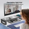 Dual-Layer Monitor Stand with Wireless and Type-C Charging