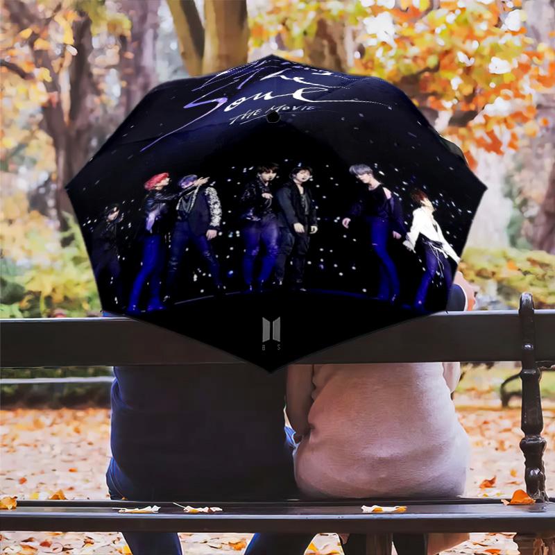 Harmonious Bonds: Unity Diversity Folding Umbrella Suitable for All Seasons Travel Outdoor Umbrella Travel