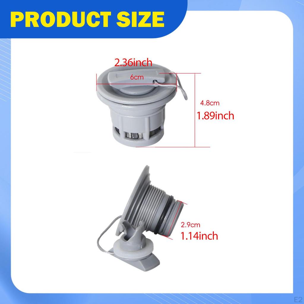 Kayak Air Valve Part Inflatable Boat for Raft Rubber Boats Canoe