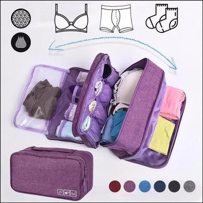 1 Stück wasserdichter tragbarer Reise-Aufbewahrungsbeutel-Organizer für Kosmetik/Unterwäsche/BH/Socken/Wäsche
