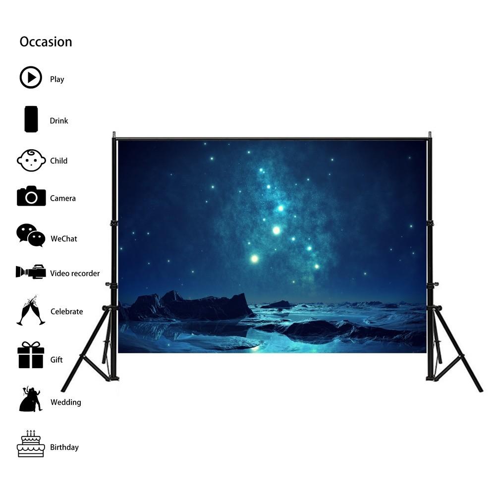 Custom Wall Cloth Vintage Starry Sky Scenery Mural Wallpaper Bedroom Living Room Restaurant Backdrop Decor Wallpaper