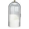 Makeup Brush Holder with Lid Clear Dustproof 360 Degree Rotating Makeup Brush Holder   for Vanity Desktop Bathroom Countertop