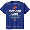 Funny Awesome Dads Explore Dungeons Dragons Graphic Tshirts Men Fashion Casual Tshirt 100 Cotton Loose Oversized T Shirt