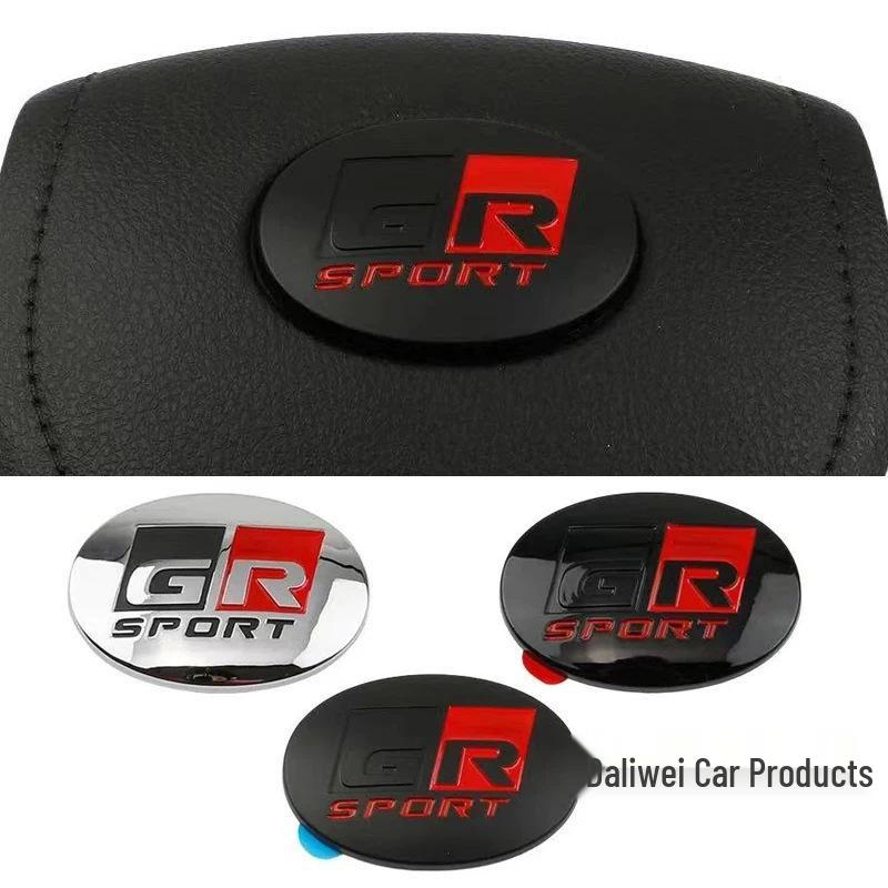 Toyota GR SPORT Steering Wheel Decorative Badge for Levin, Camry, Reiz, Corolla.