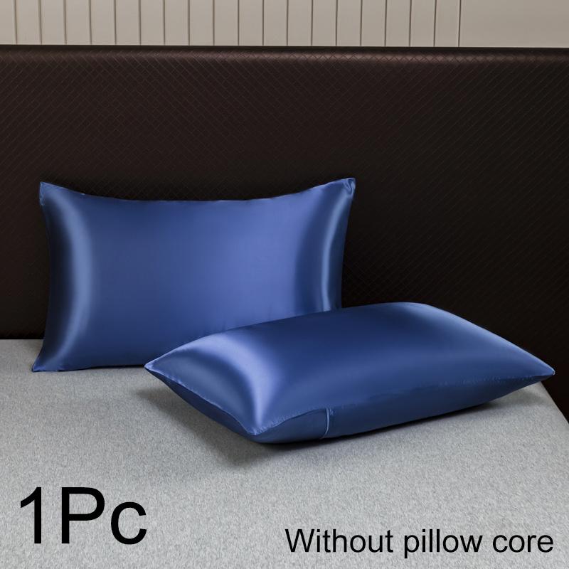 1PC Silky Satin Machine Washable Hair Beauty Premium Smooth Solid Color Soft Pillow Cover Pillow Case Pillowcase