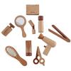 High-Quality Beech Wood Pretend Play Toys: Kitchen, Supermarket, Makeup & More. Smoothly Sanded for Role Play.