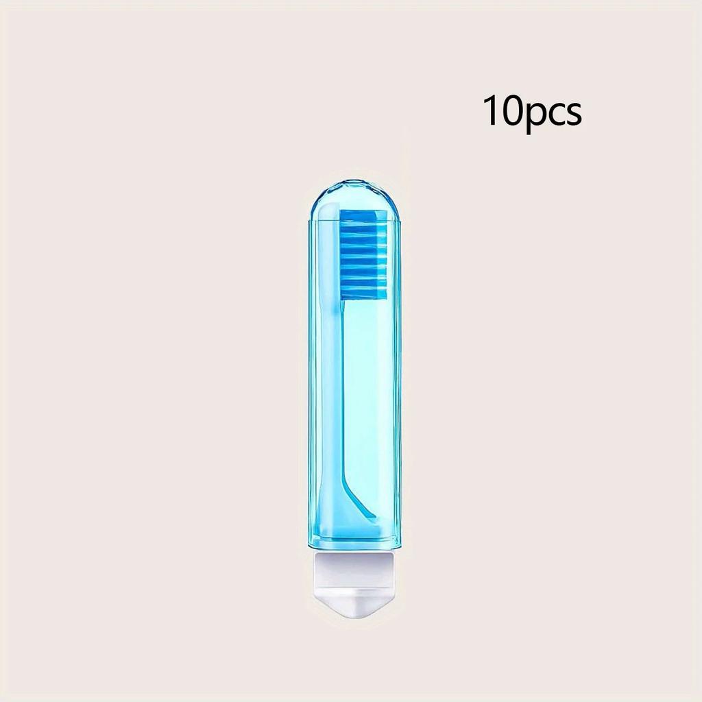 10pcs Travel Portable Folding Toothbrush Super Soft Bristle Toothbrush Fold Camping Hiking Outdoor Easy To Take Teethbrush