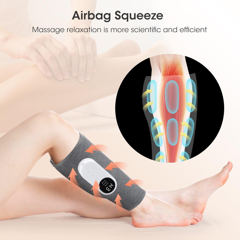 360° 3 Modes Foot Calf Muscle Relaxation Therapy Equipment Electric Airbag Calf Massager Air Compression Leg Massage Machine
