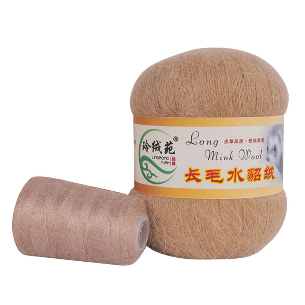 Hand Knitting Yarn Anti-Pilling Long Plush Yarn Knitted Yarn Winter Crochet Yarn