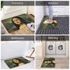 Personalized Classic Mona Lisa By Leonardo Da Vinci Doormat Mat Anti-Slip Painting Art Kitchen Bathroom Bedroom Rug Carpet