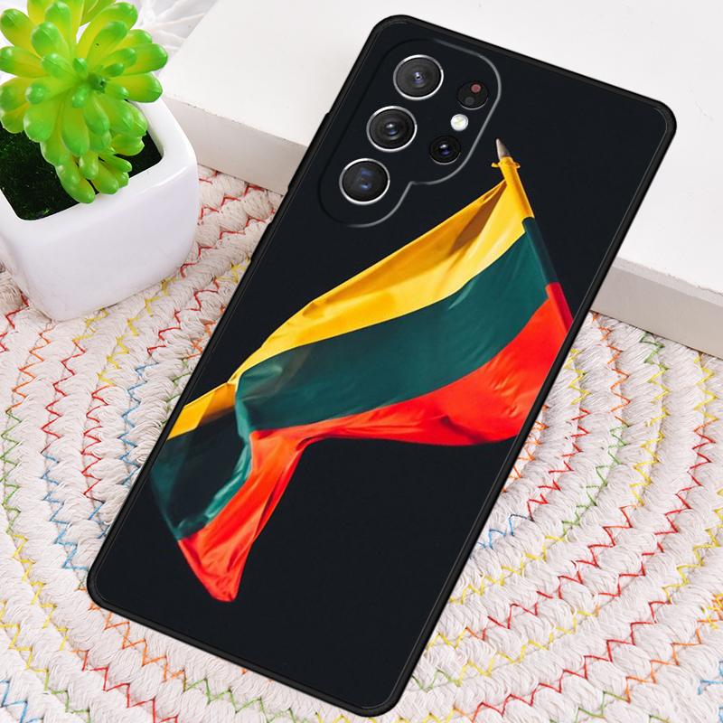 Lithuania Flag Silicone Phone Case For Samsung Galaxy note 10 pro S26 S25 S24 S23 S22 S21 Plus S25Ultra Capa Cover
