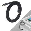 Seiwa USB To C Magnetic Nylon Shape PD60W Fast Data Transfer Compatible Type-C Cable, 1m, D660, Built-in Magnet, Braided, Memory, Tangle-Free,