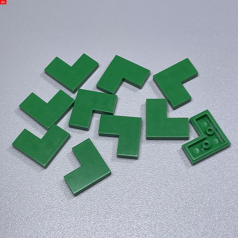 10 Stück/Los MOC Steine Ecke Fliese 2x2 14719 Pädagogische Bausteine Haus Boden Szene Puppen DIY Spielzeug Kinder Geschenke