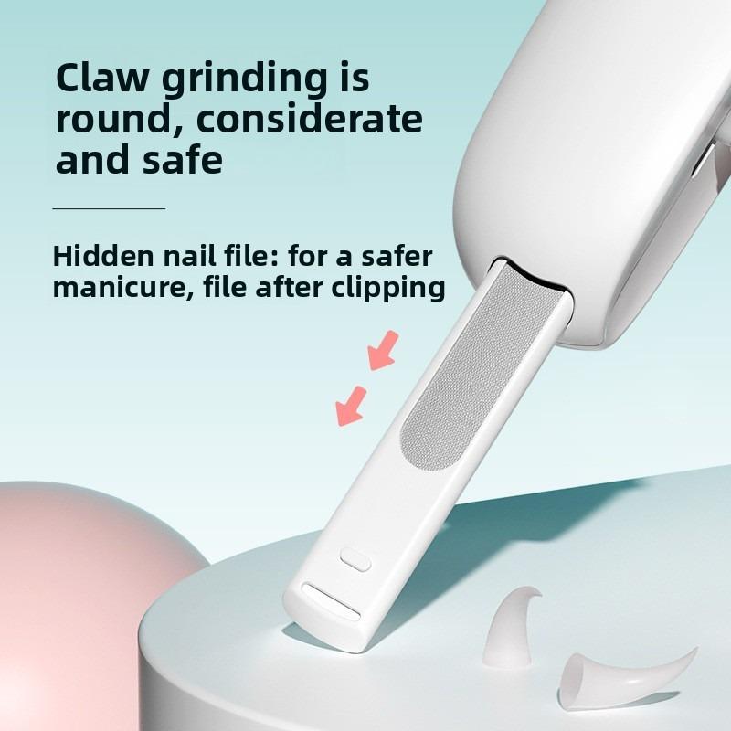 Gravity Push Clipper, Cat Nail Clipper, Pet Round Hole, Rabbit and Dog Nail Clipper, Adjustable Special Clipper