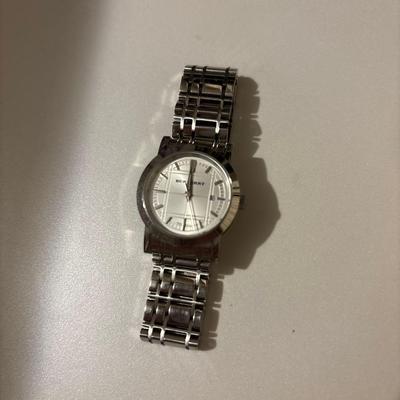 Used BURBERRY Stainless Steel Watch Ladies BU1351 Battery Out