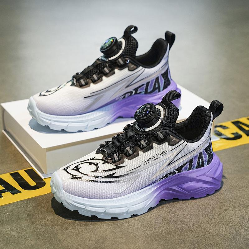 Boys shoes autumn 2025 new training professional children's basketball shoes soft-soled running shock-absorbing and dirt-resistant sports shoes