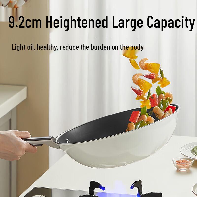 COOKER KING 30cm Uncoated Carbon Steel Wok