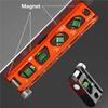High-Precision 1Pc Mini Scale Level Ruler, Magnetic Pipeline Leveling& Measuring Tool