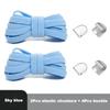 No tie Shoelaces for Shoes 8MM Flat Elastic laces Sneakers Kids Adult Quick Shoelace without ties Shoe Accessories
