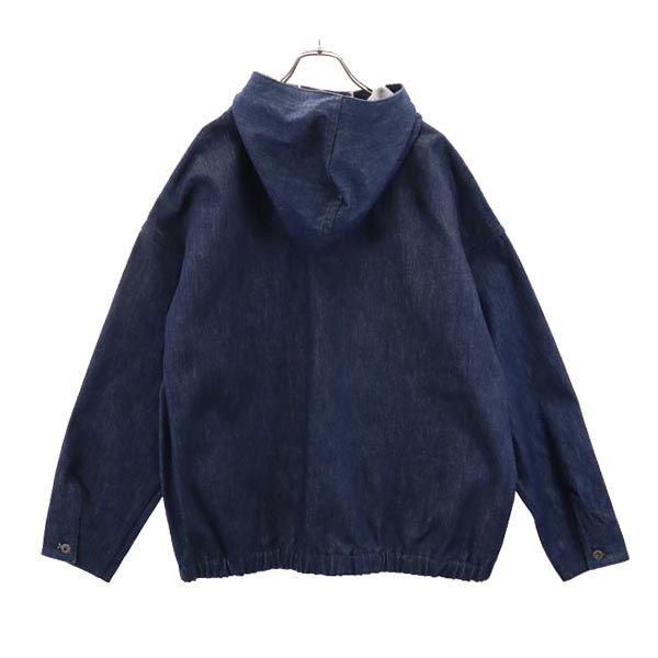MONITALY Made In USA Denim Anorak Parker 44 MONITALY Pullover Men's Used