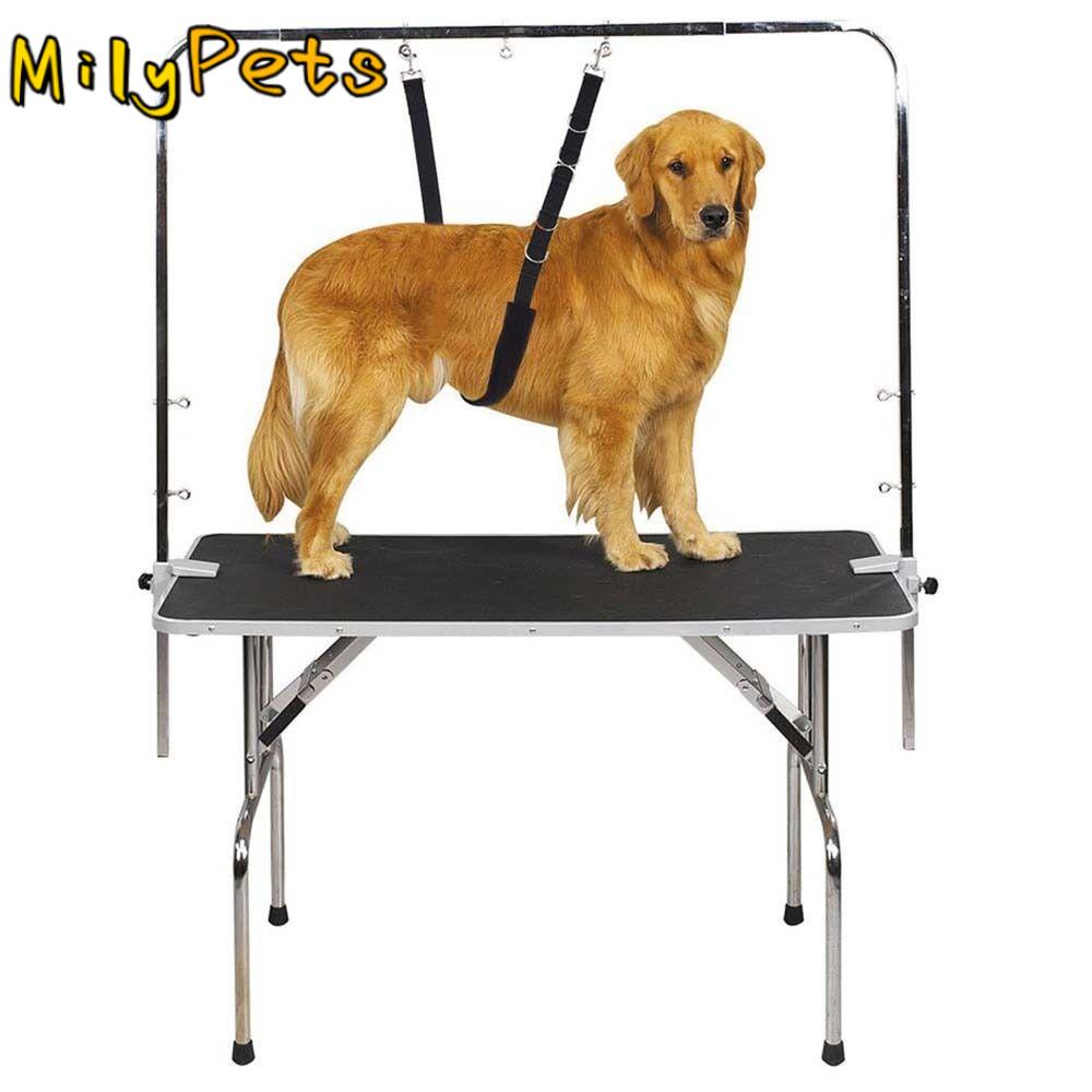 Grooming Belly Strap Clip Rope Harness D-Rings Pet Supplies Pet Loop Lock Dog Grooming Rope Dog Traction Belt Purple