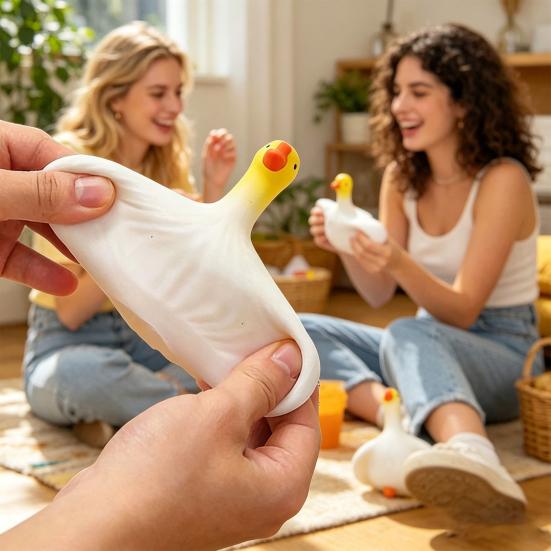 Stressabbau Knoblauch Ente Spielzeug Weiche Dehnbare Ente Kneten Sensorisches Spielzeug Konzentrationshilfe Handübung Entspannungsball Partygeschenke