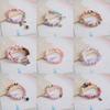 Jingdezhen Ceramic Bracelet Batch Goods, National Style Girls Small Fresh Pink Flower Bracelet, Versatile New Chinese Bracelet.