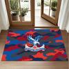 Crystal Palace Football Design Crystal Velvet Rug Soft Decorative Mat for Bedroom Entrance
