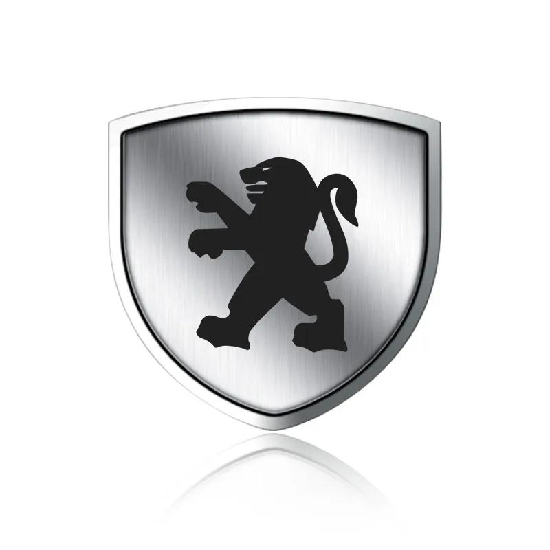 Pro Peugeot Kovová Samolepka na Auto Vlastní Štít Zadní Kufr Auta Štít Znak Odznak Samolepka Pro Peugeot 206 207 307 3008 2008 308 407
