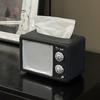Anti Drop Vintage TV Tissue Storage Box Decorative Vintage TV Model Toy  Children/Kids