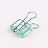 10 grid photos, wall decoration photo clip, simple metal hollow clip, colored long tail note clip, ticket clip