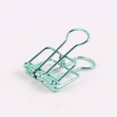 10 grid photos, wall decoration photo clip, simple metal hollow clip, colored long tail note clip, ticket clip