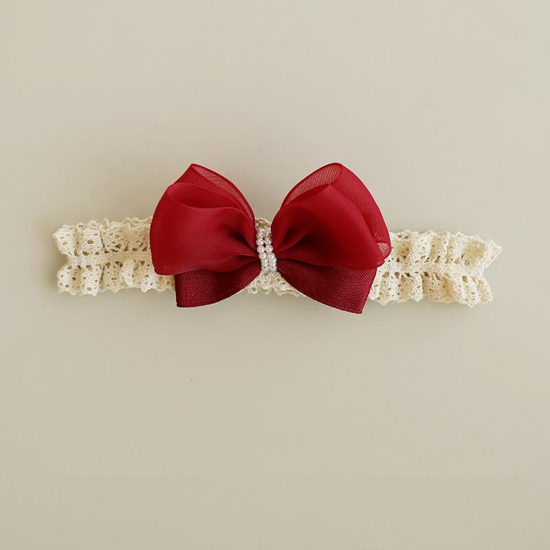 Baby Headbands Elastic Girl Hair Bands Newborn Infant Accessories Photography Props Headwear Princess Lace Florwers Bowknot  Fit for 0-24 Months