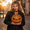 Halloween-Kürbis-förmige Umhängetasche Lustige Umhängetasche für Damen Kostümparty
